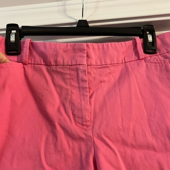 Talbots Perfect Shorts Size 10 Petite Pink Geranium Coastal Preppy Barbie - Picture 2 of 9